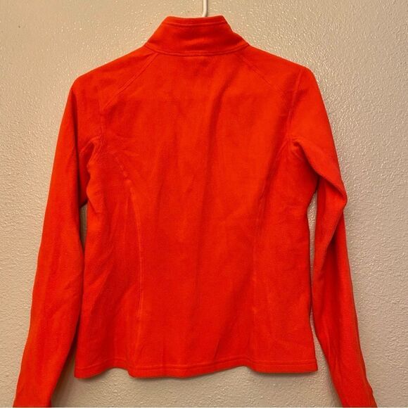 The North Face Quarter-zip fleece pullover Jacket hot neon pink/coral -Small - Picture 2 of 9